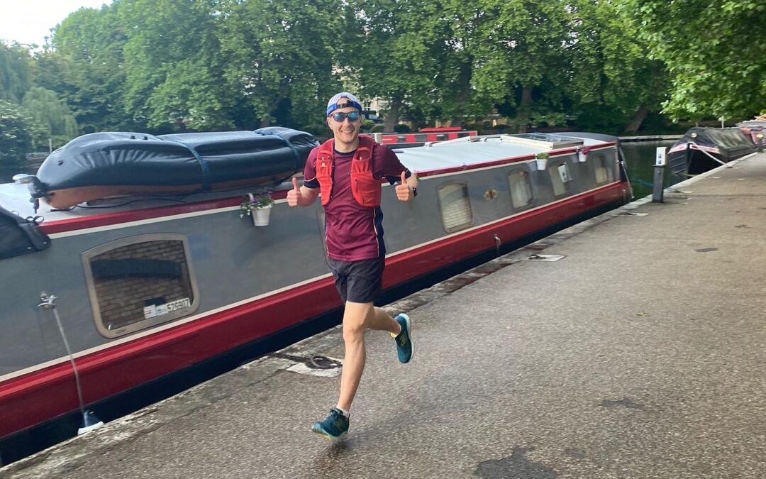 Former Warwick man completes 145-mile ultramarathon from Birmingham to London for charity in just under 45 hours!