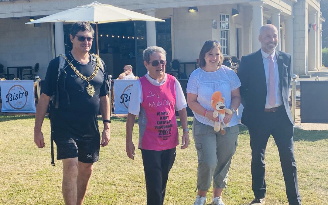 72 year old grandad walks with Lord Mayor of Coventry to raise funds for Molly Ollys