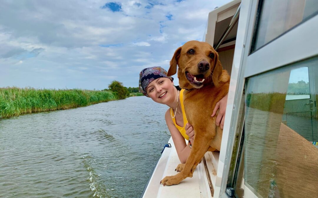 Evie’s day on the Norfolk Broads